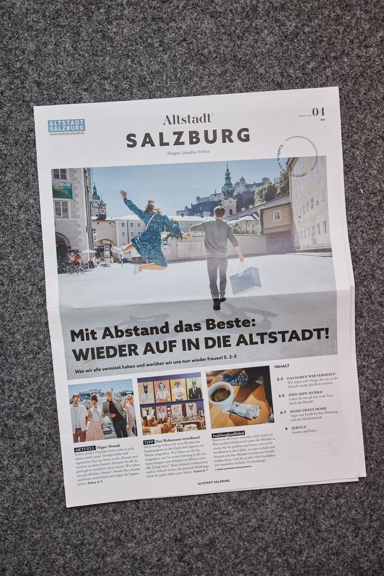 Altstadt Salzburg Magazin Cover Ausgabe 04 | Zuparino - Niko Zuparic