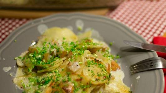 Birnen-Kartoffel-Gratin Rezept