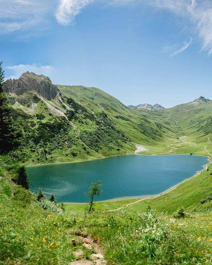 Auf Den Weg Zum Draugsteintörl Mit Blick Auf Den Tappenkarsee