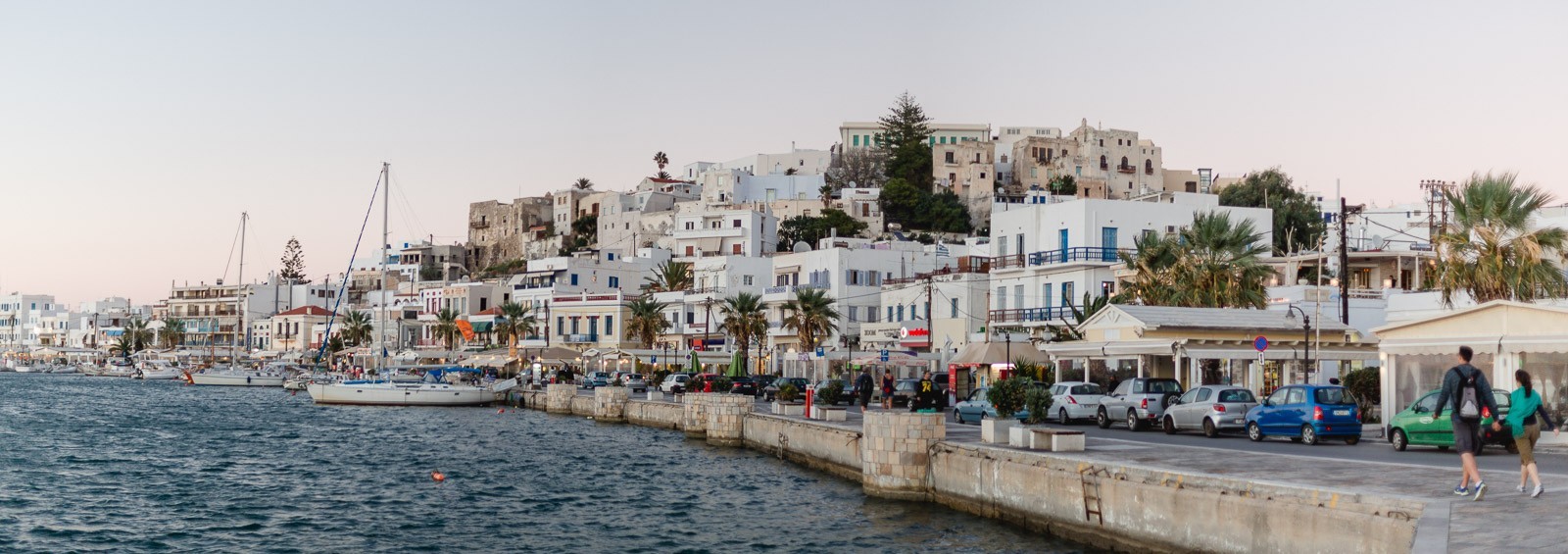 Blick Auf Naxos Chora