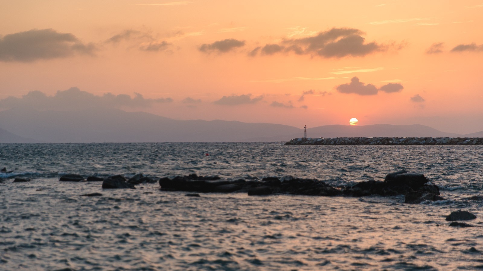 Sonnenuntergang Naxos