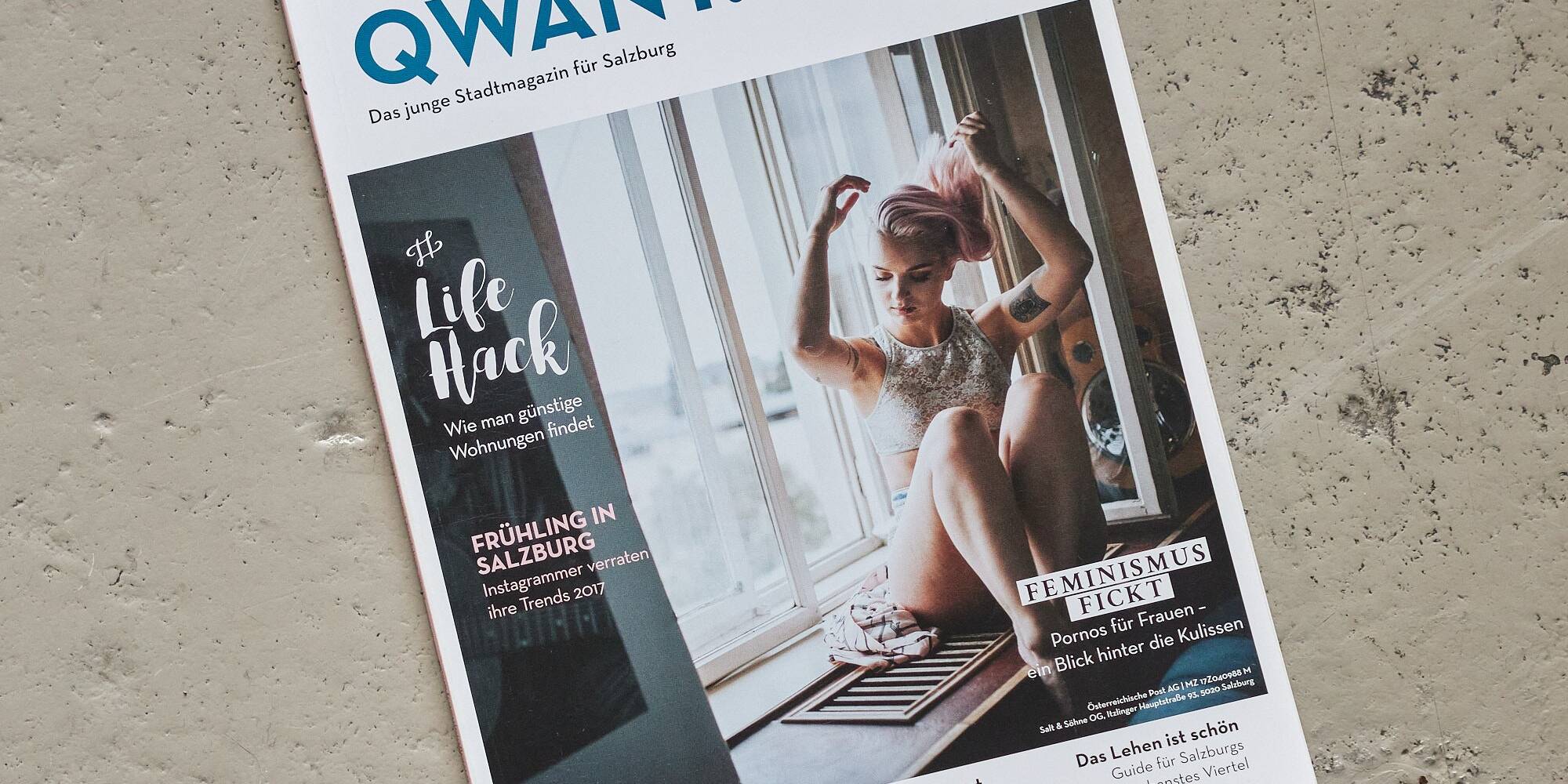 Qwant Cover Ausgabe 01 Frühling 2017 Uai | Zuparino - Niko Zuparic