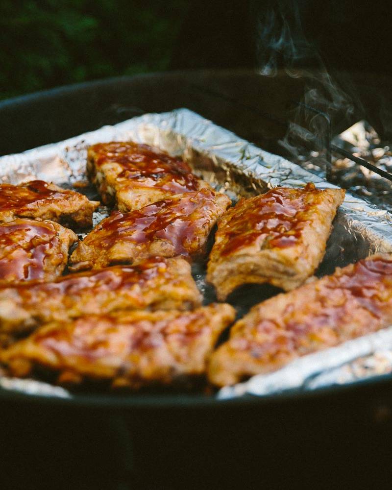 Perfekte Spareribs Auf Dem Griller