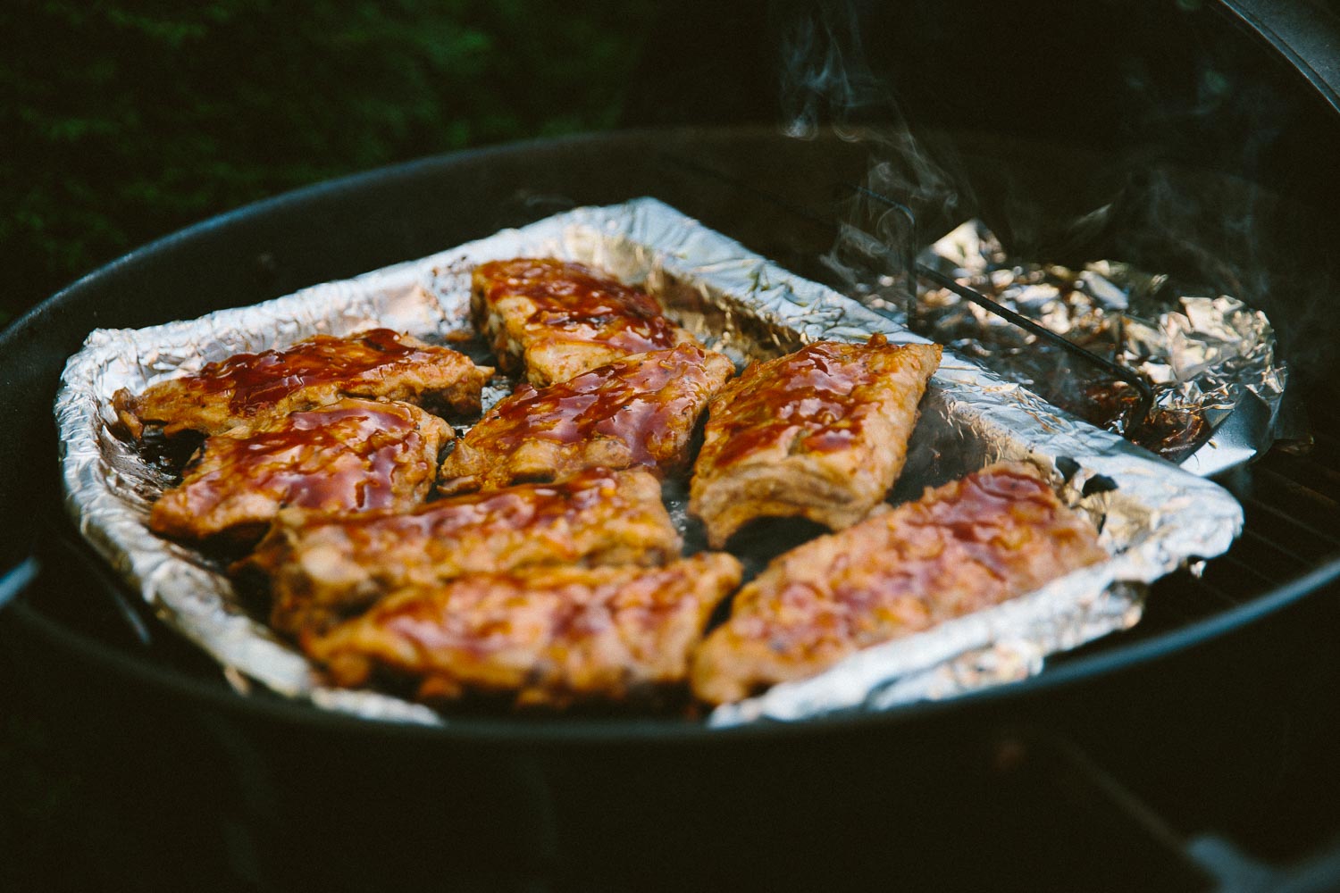 Perfekte Spareribs Auf Dem Griller