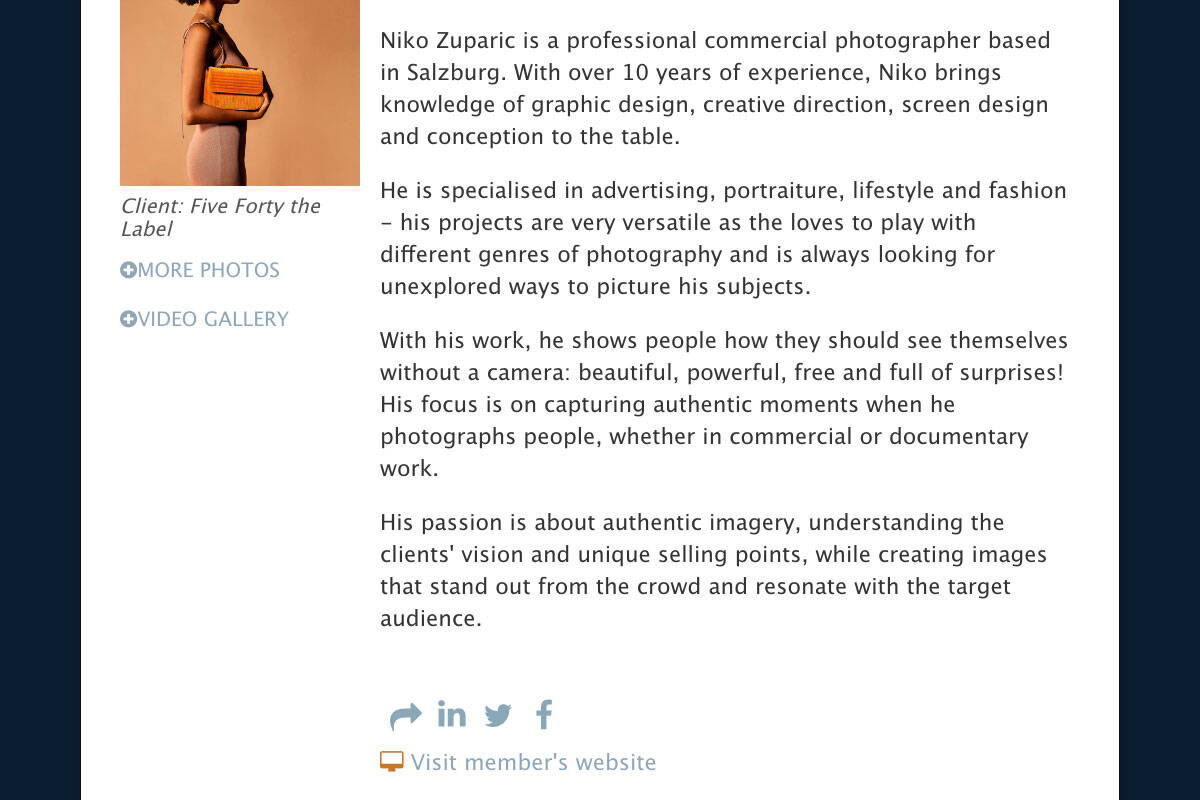 Showcase Austria May 2022 Niko Zuparic Uai | Zuparino - Niko Zuparic